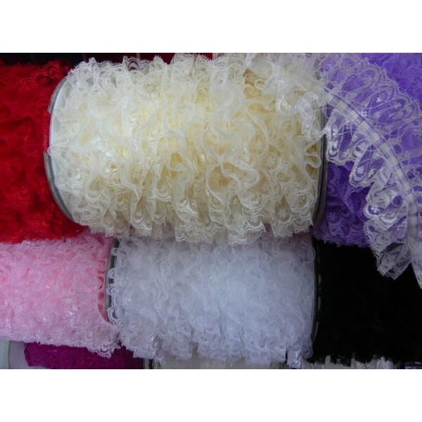 【台灣現貨速發】【台灣現貨】雙邊蕾絲 蕾絲 蕾絲緞帶｜一捲75尺400元