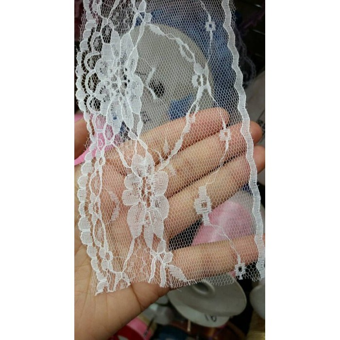 【台灣現貨速發】6公分平面蕾絲｜零售一呎｜蕾絲 手作材料 花邊蕾絲 緞帶 材料