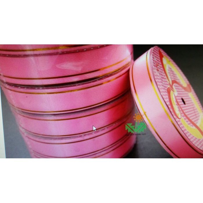 【台灣現貨速發】1.8公分金邊塑膠彩帶