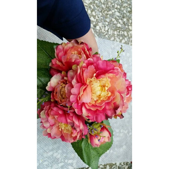 【台灣現貨速發】牡丹花束(人造花) 仿真花