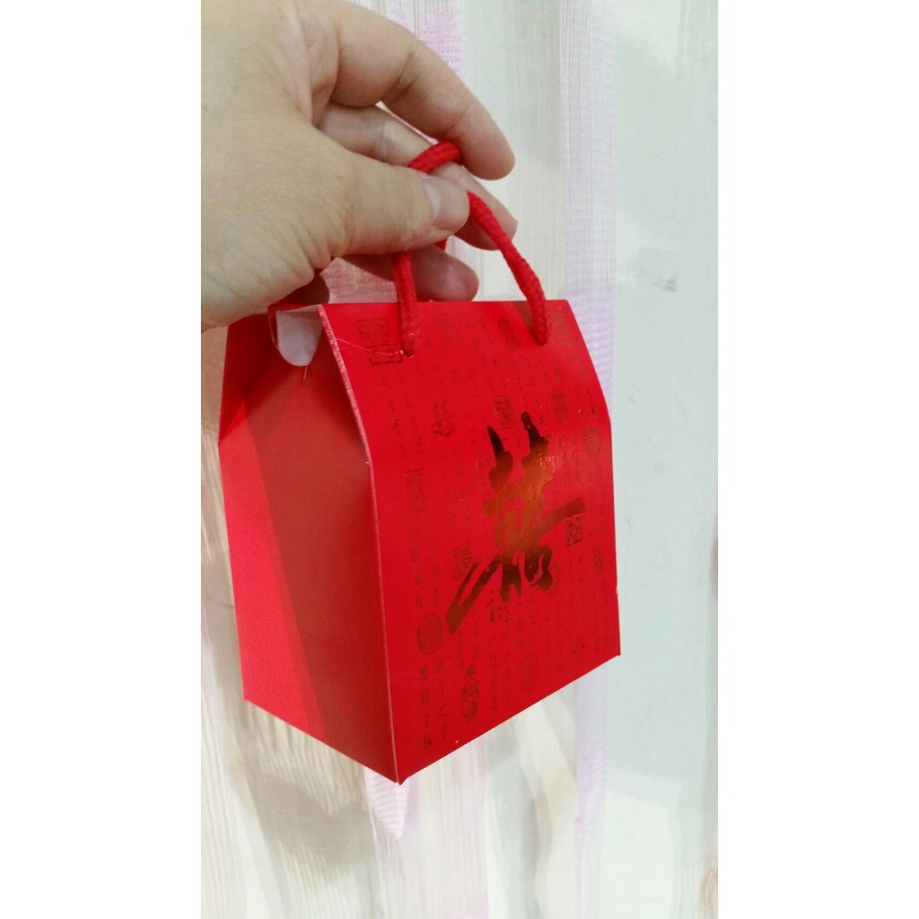 【台灣現貨速發】編號E110------小囍字禮物盒