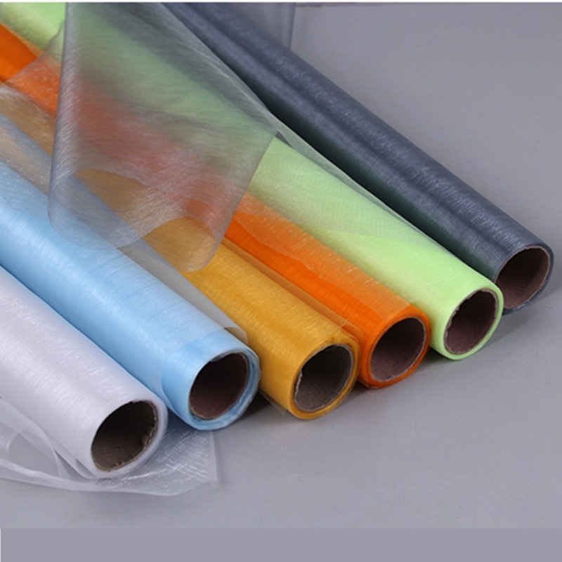 【台灣現貨速發】素色水晶紗 包裝紙 14尺80元