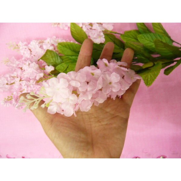 【台灣現貨速發】七頭風信子 長串垂花｜仿真 人造花 垂藤 人造垂葉 仿真藤條花藤 人造仿真植物 創意仿真植物 垂葉壁掛