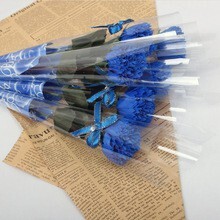 【台灣現貨速發】香皂康乃馨花束｜每枝３元｜-一盒50束