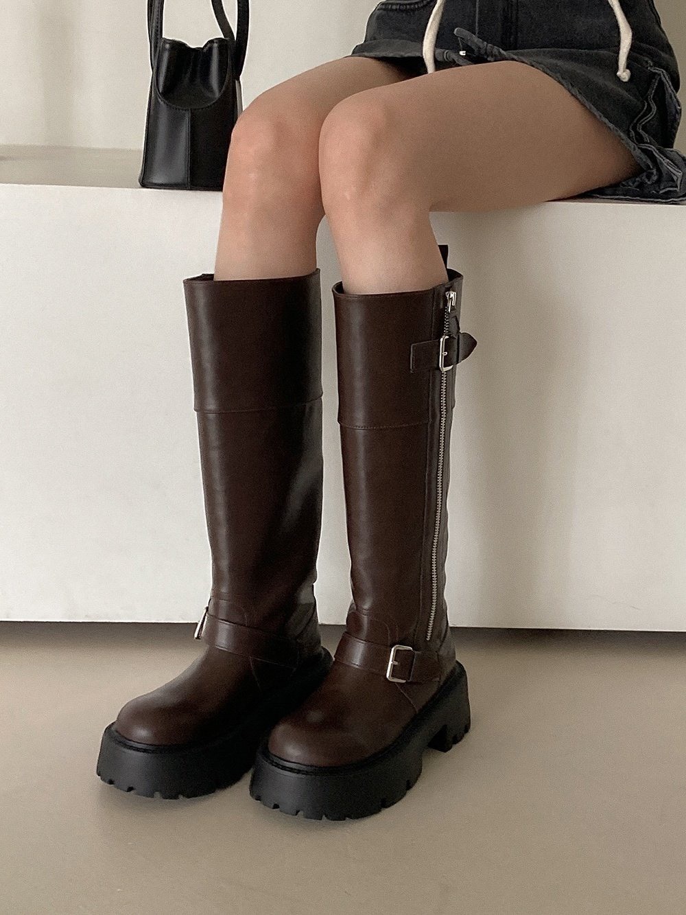 0365厚黑底軍長靴