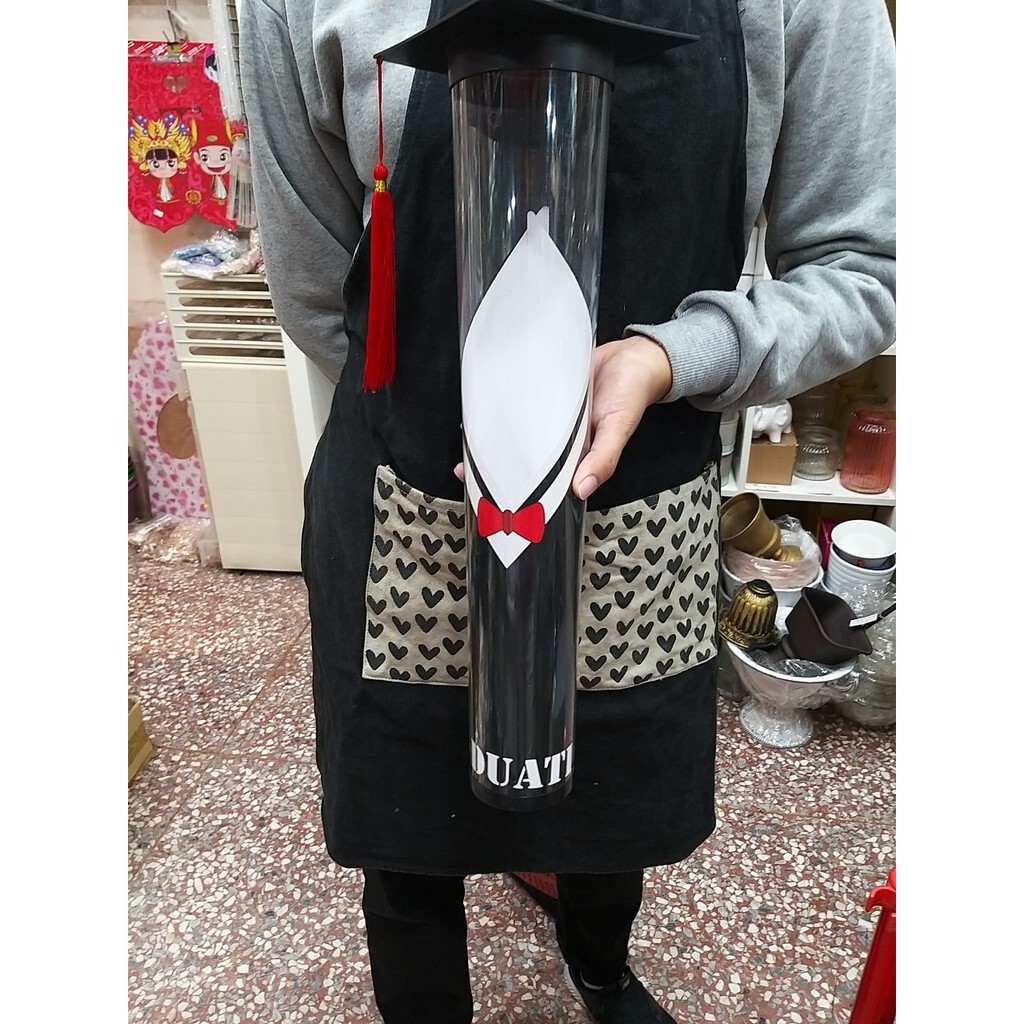 【台灣現貨速發】E203-學士畢業花筒(花束筒)