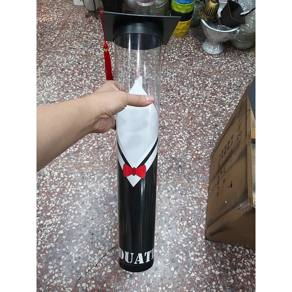 【台灣現貨速發】E203-學士畢業花筒(花束筒)