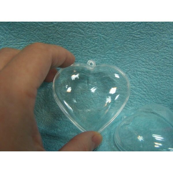 【台灣現貨速發】透明壓克力球 壓克力蛋｜心型 6公分｜批發7元