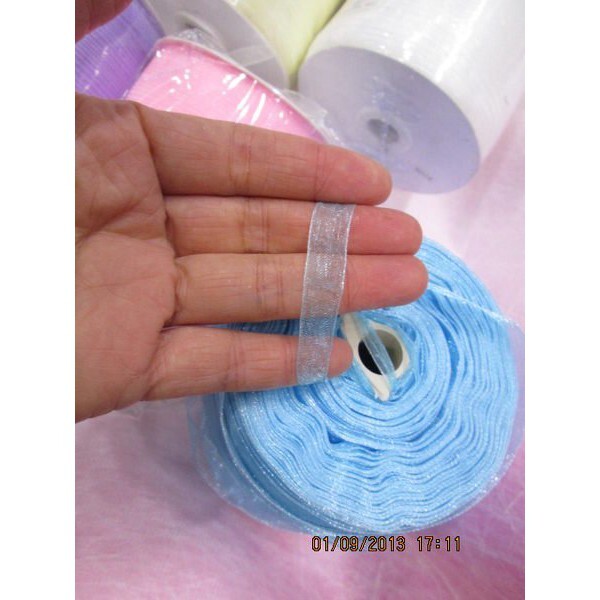 【台灣現貨速發】透明紗帶 鉤針 編織帽子｜0.6公分 / 1公分 ｜大份量｜整卷 500碼｜緞帶 紗帶