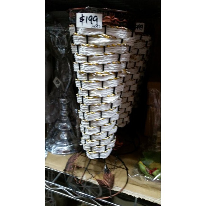 【台灣現貨速發】M83--繩編鐵製花器