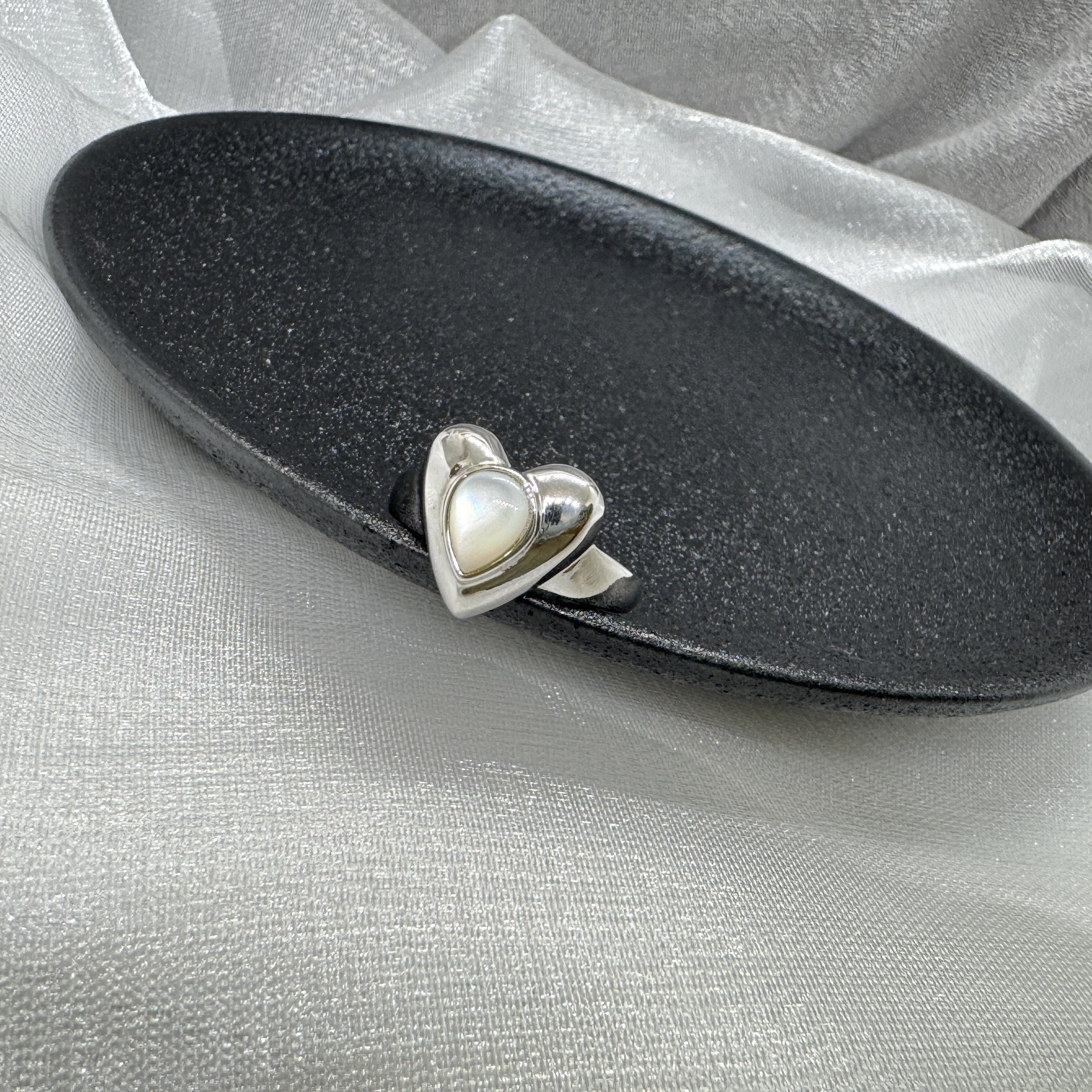 映月戒 – 純銀戒指