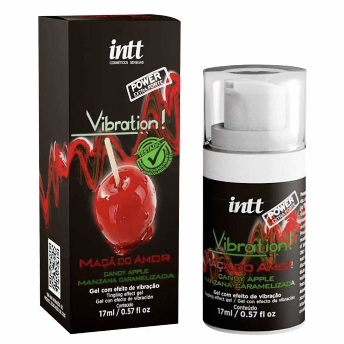 巴西Intt - Vibration Power 跳跳感高潮液 糖果糖味 17ml（加強版）