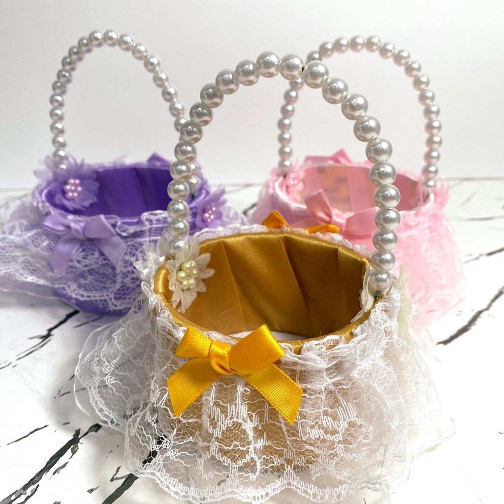 【台灣現貨速發】迷你小花籃 童籃 花籃 乾燥花設計