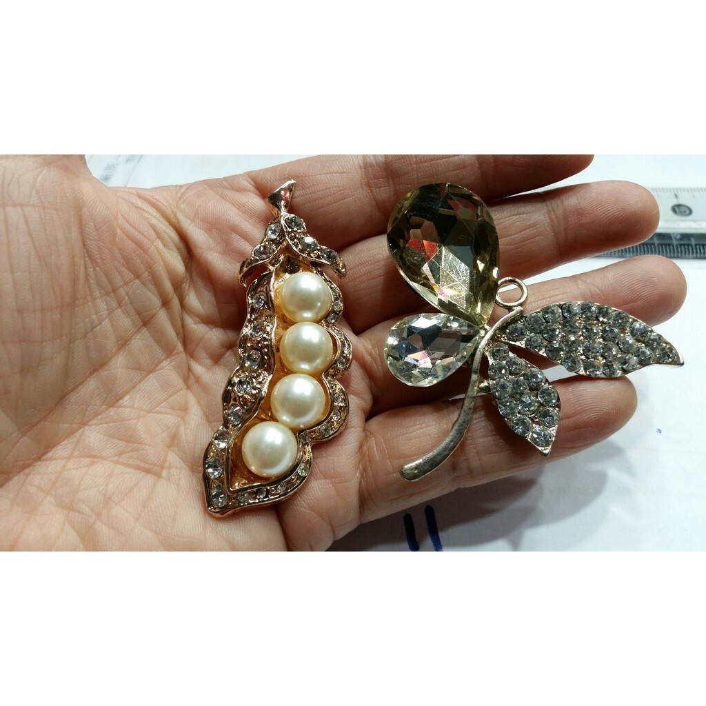 【台灣現貨速發】珠寶捧花//鑰匙圈材料---大型水鑽珠寶花飾/水鑽