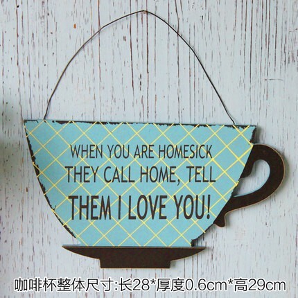 【台灣現貨速發】M207-美式復古咖啡杯壁掛//100元