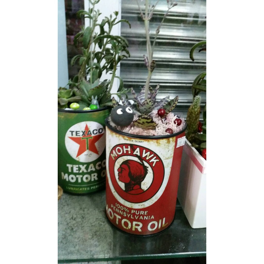 【台灣現貨速發--美式鄉村風復古鐵桶//花盆