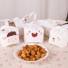 【台灣現貨速發】U51-----西點綁耳朵兔子包裝袋~一包10個16元