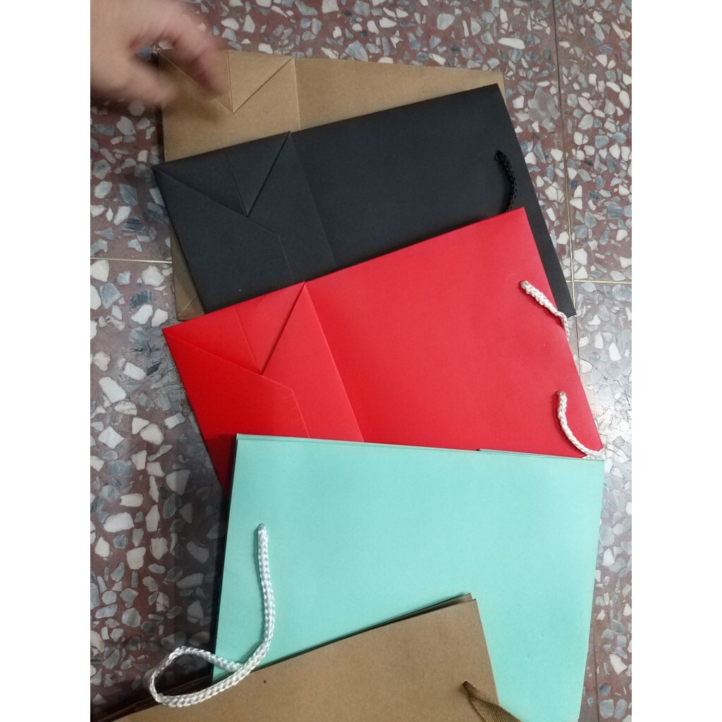 【台灣現貨速發】牛皮紙袋 禮物提袋｜高20*寬15*深6 公分 (1號)