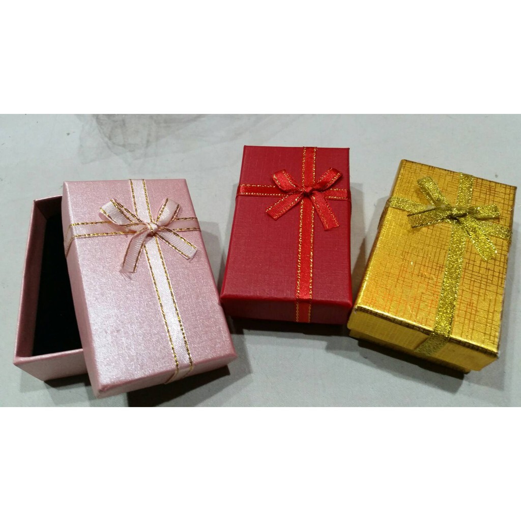 【台灣現貨速發】首飾盒 小長方盒 珠光紙首飾包裝盒❗️出清特價