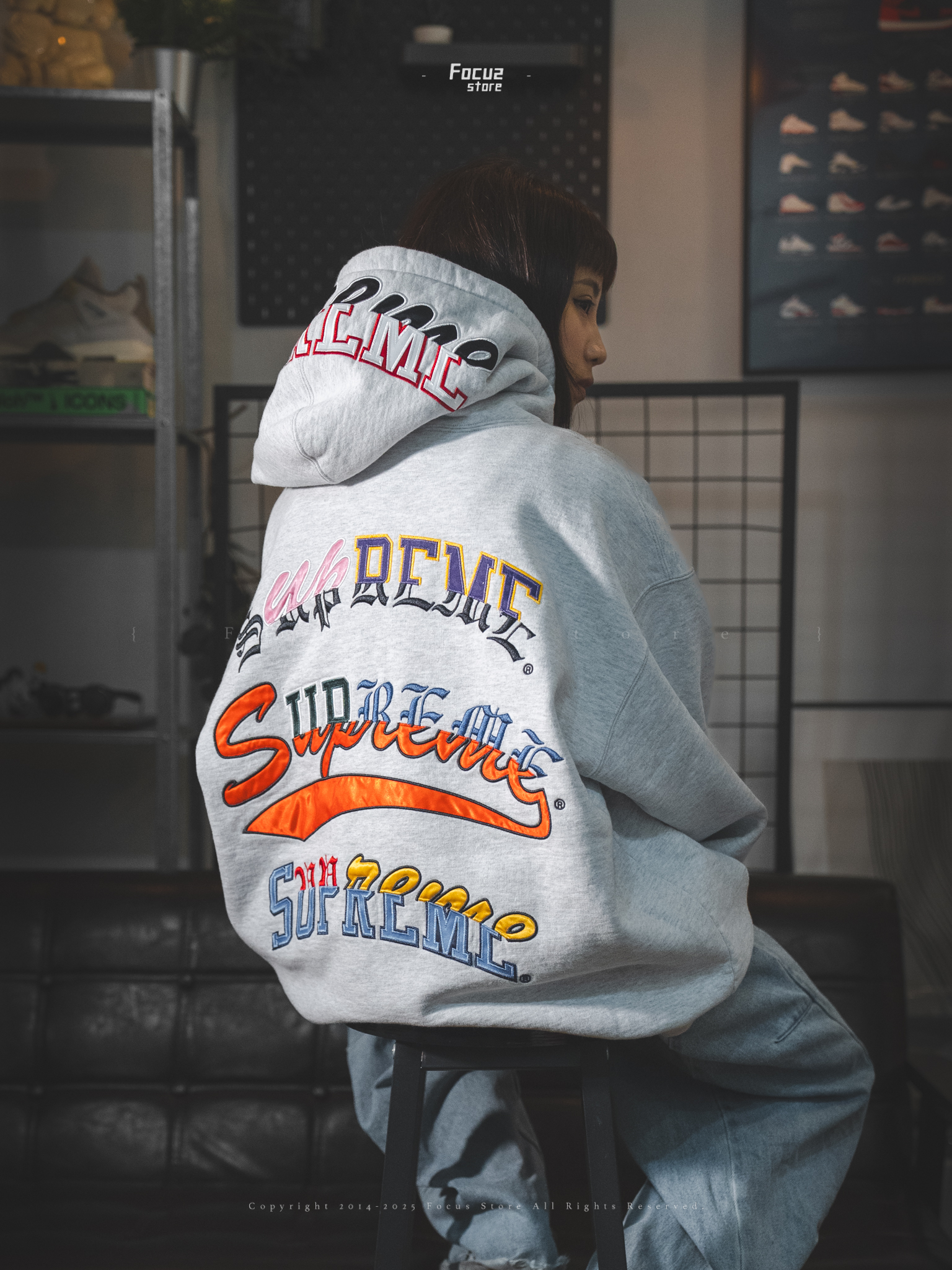 【Focus Store】預購 Supreme FW25 Week1 Multi Logos Hooded Sweatshirt 連帽衛衣 兩色