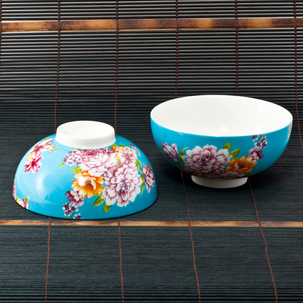 台灣紅牡丹茶碗推薦｜MIT花卉茶碗 質感居家生活用品首選