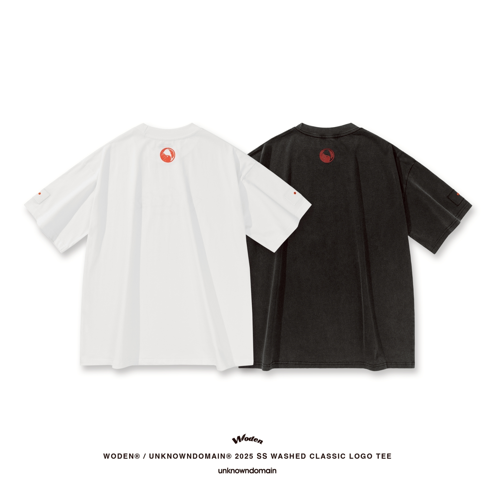 WD 25SS 070 X UD WASHED CLASSIC LOGO TEE