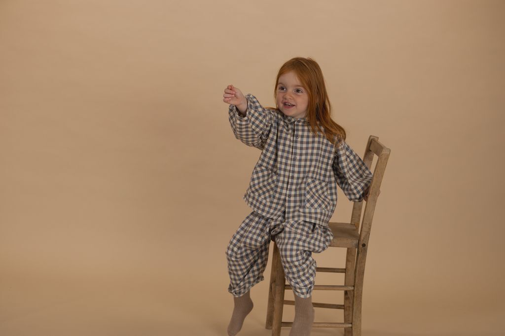 ORGANIC ZOO｜燈籠格紋長褲- Shoreline Gingham Lodge Pants