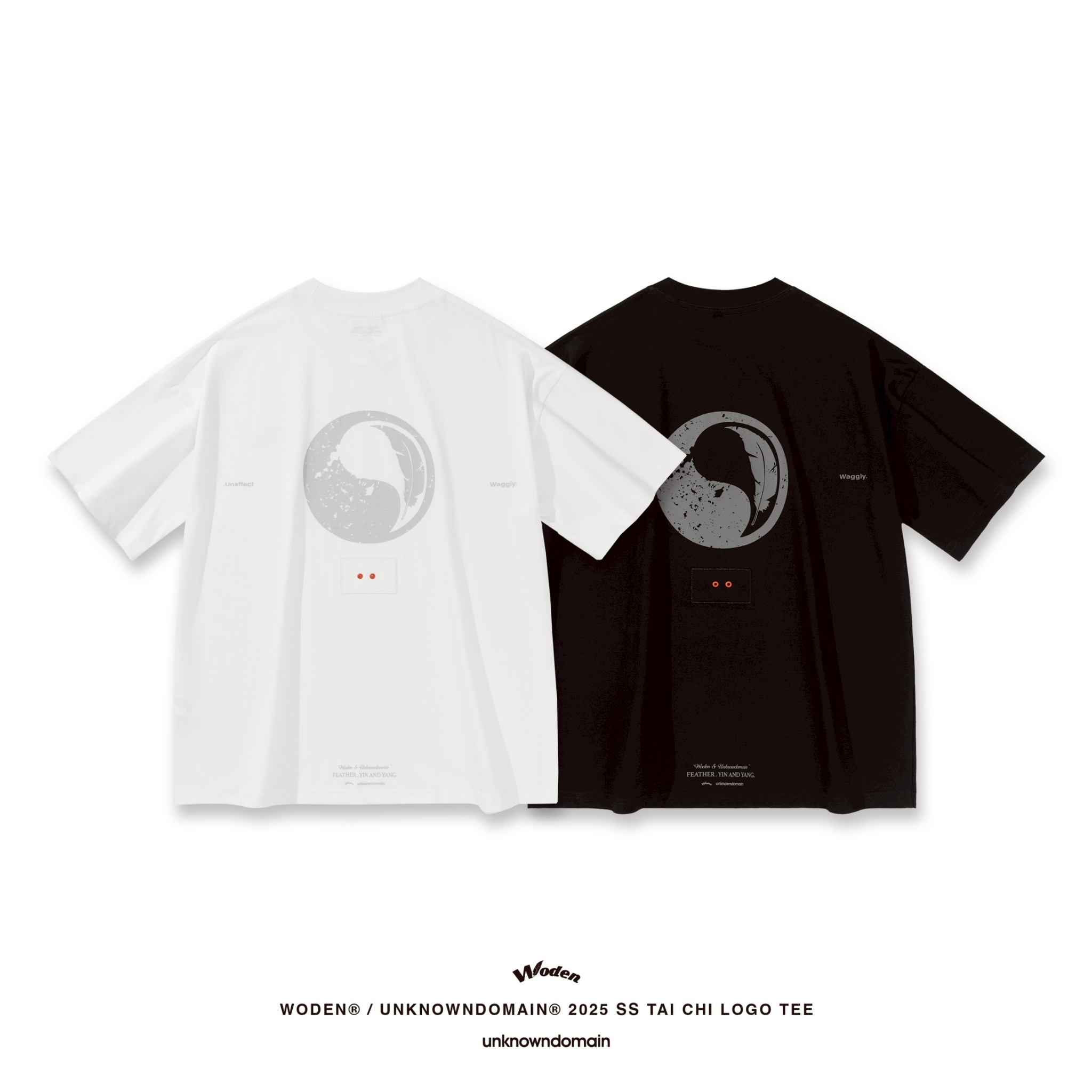 WD 25SS 071 X UD TAI CHI LOGO TEE