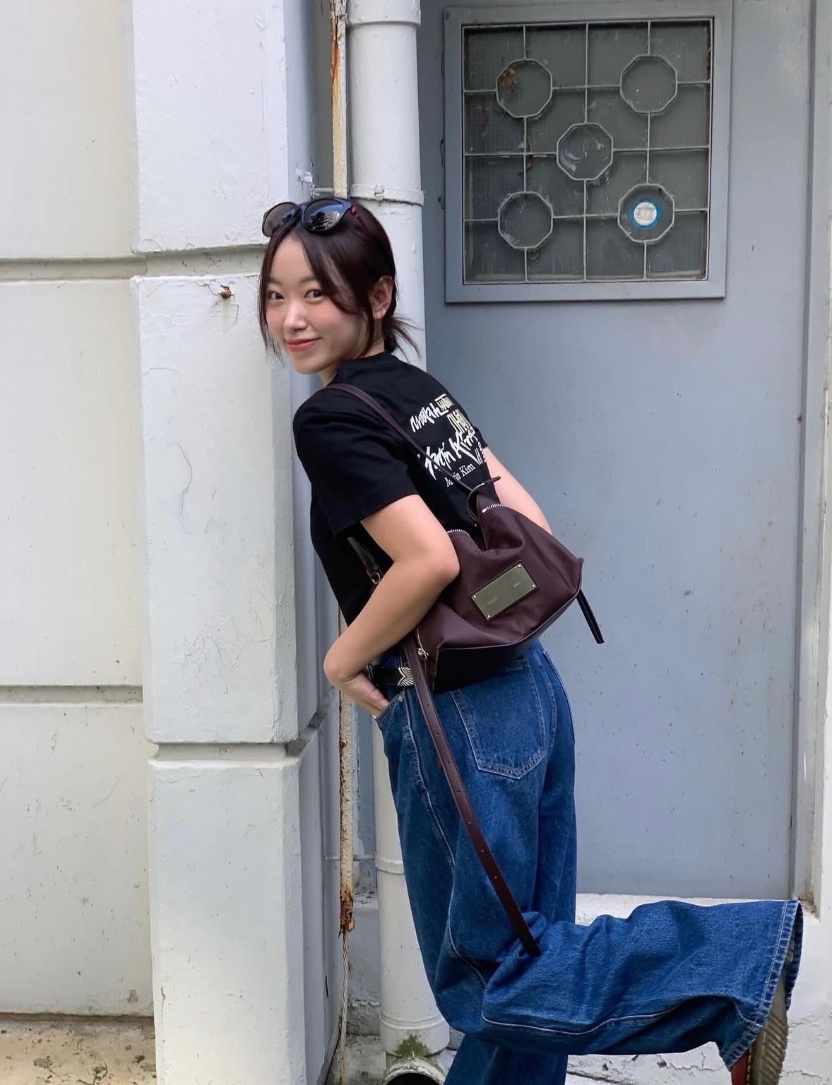 【LAST CALL！突發優惠預訂】MATIN KIM SIDE ZIPPER FABRIC TWO WAY BAG - 尼龍款（4色）