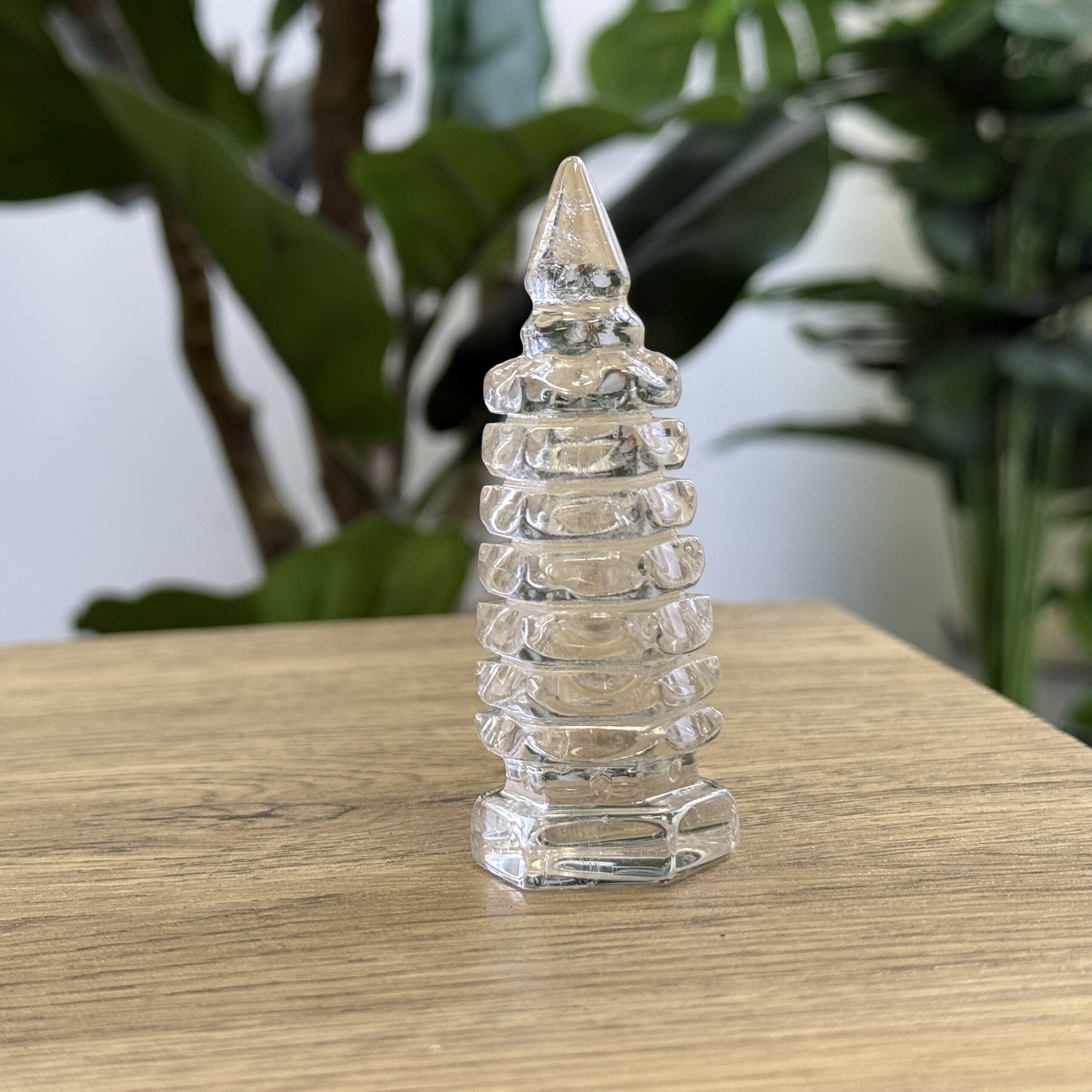 白水晶文昌塔 7.9cm WQ1643