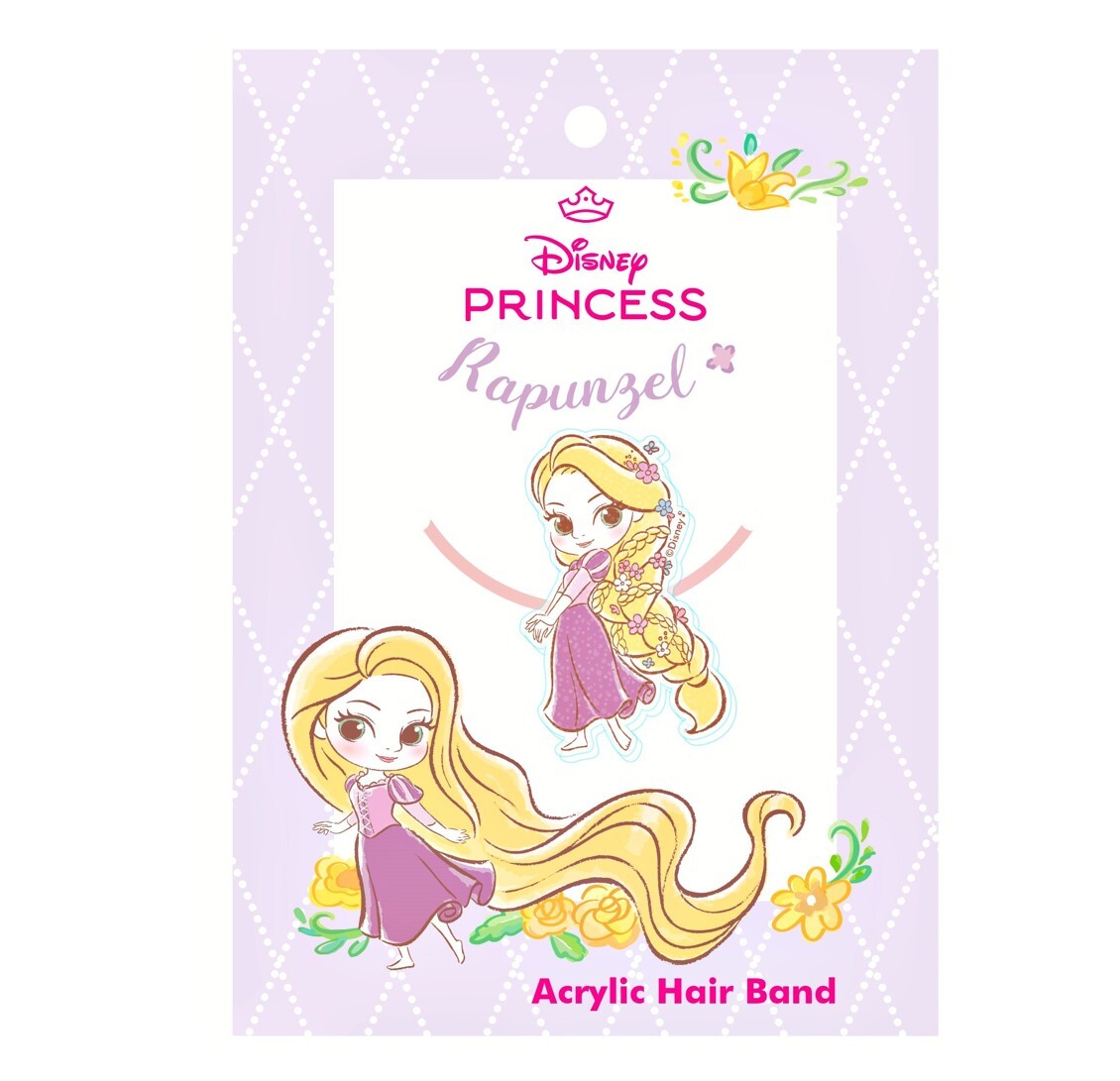 迪士尼公主 幻彩髮圈 髮繩 長發公主