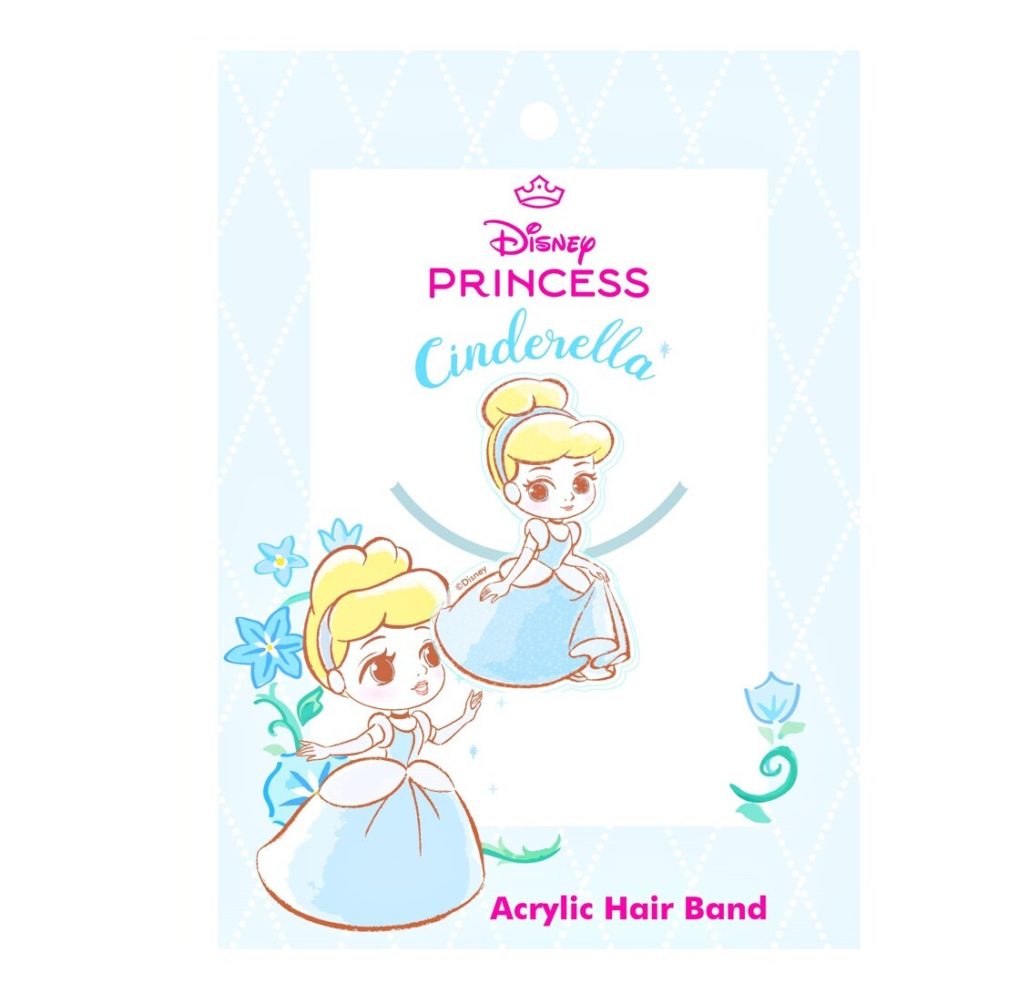 迪士尼公主 幻彩髮圈 髮繩 灰姑娘