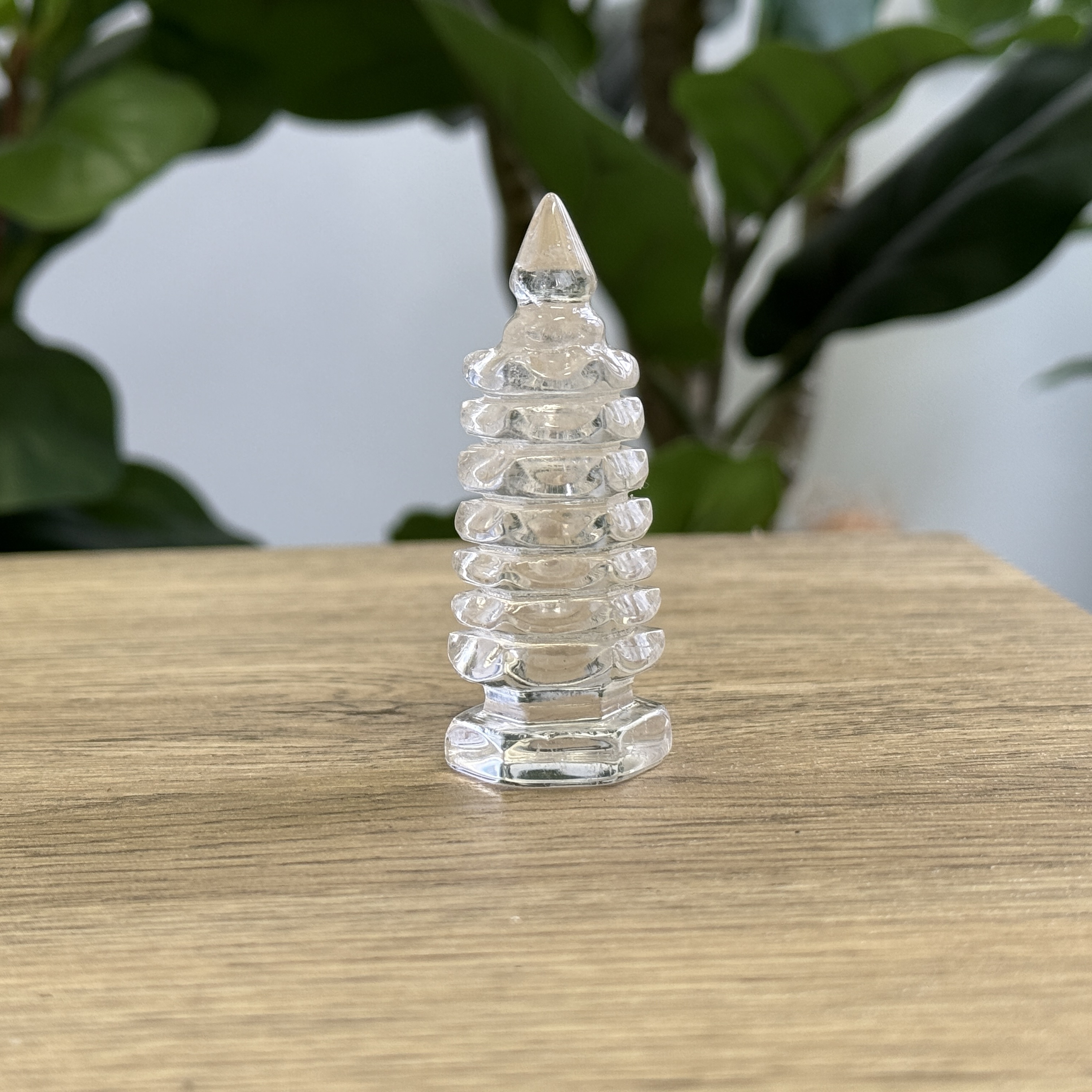 白水晶文昌塔6.9cm WQ1639