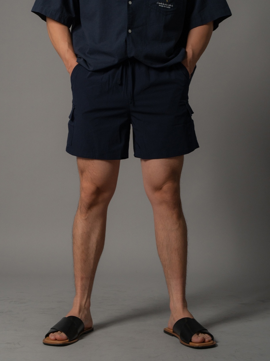 彈力尼龍工裝短褲