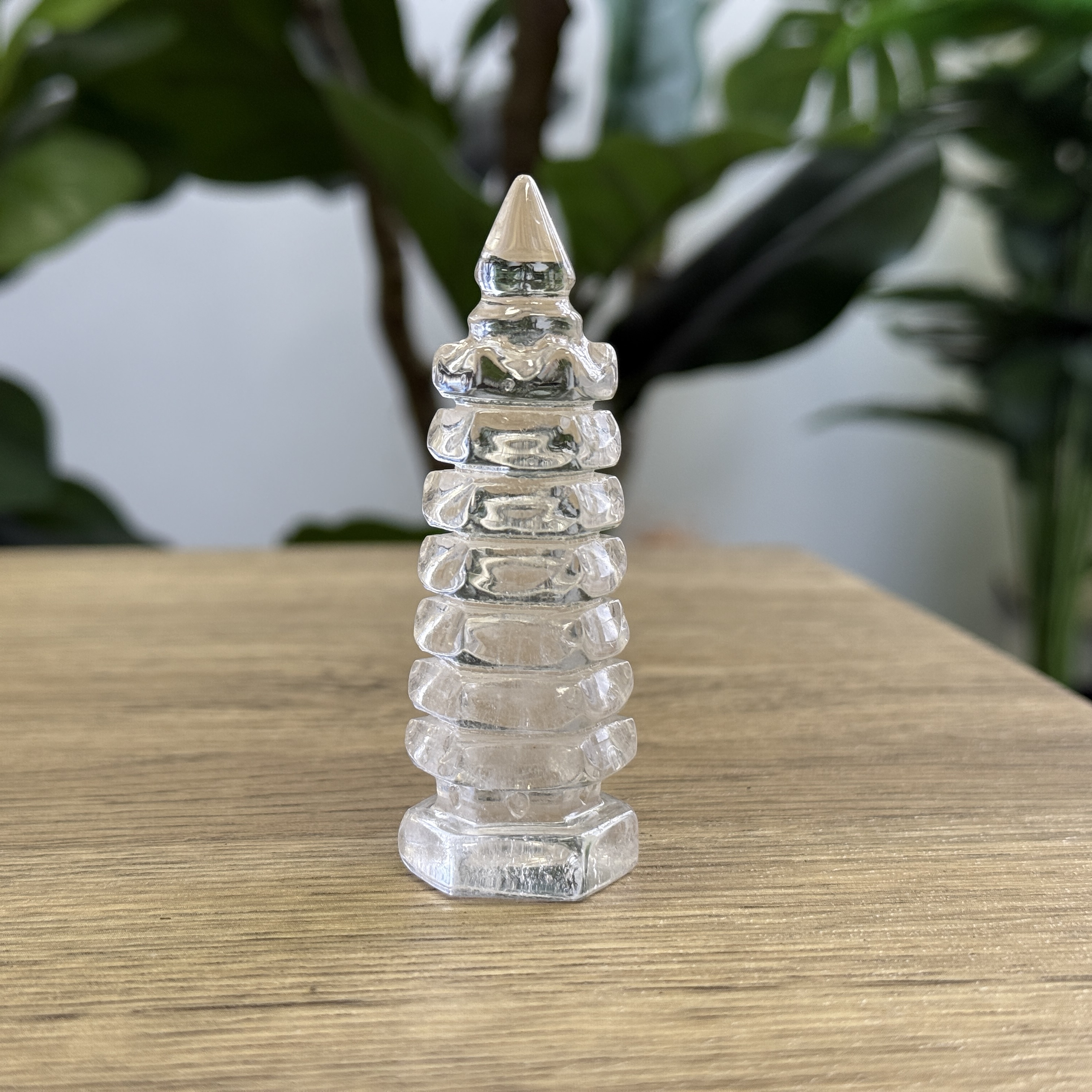 白水晶文昌塔 7.8cm WQ1633