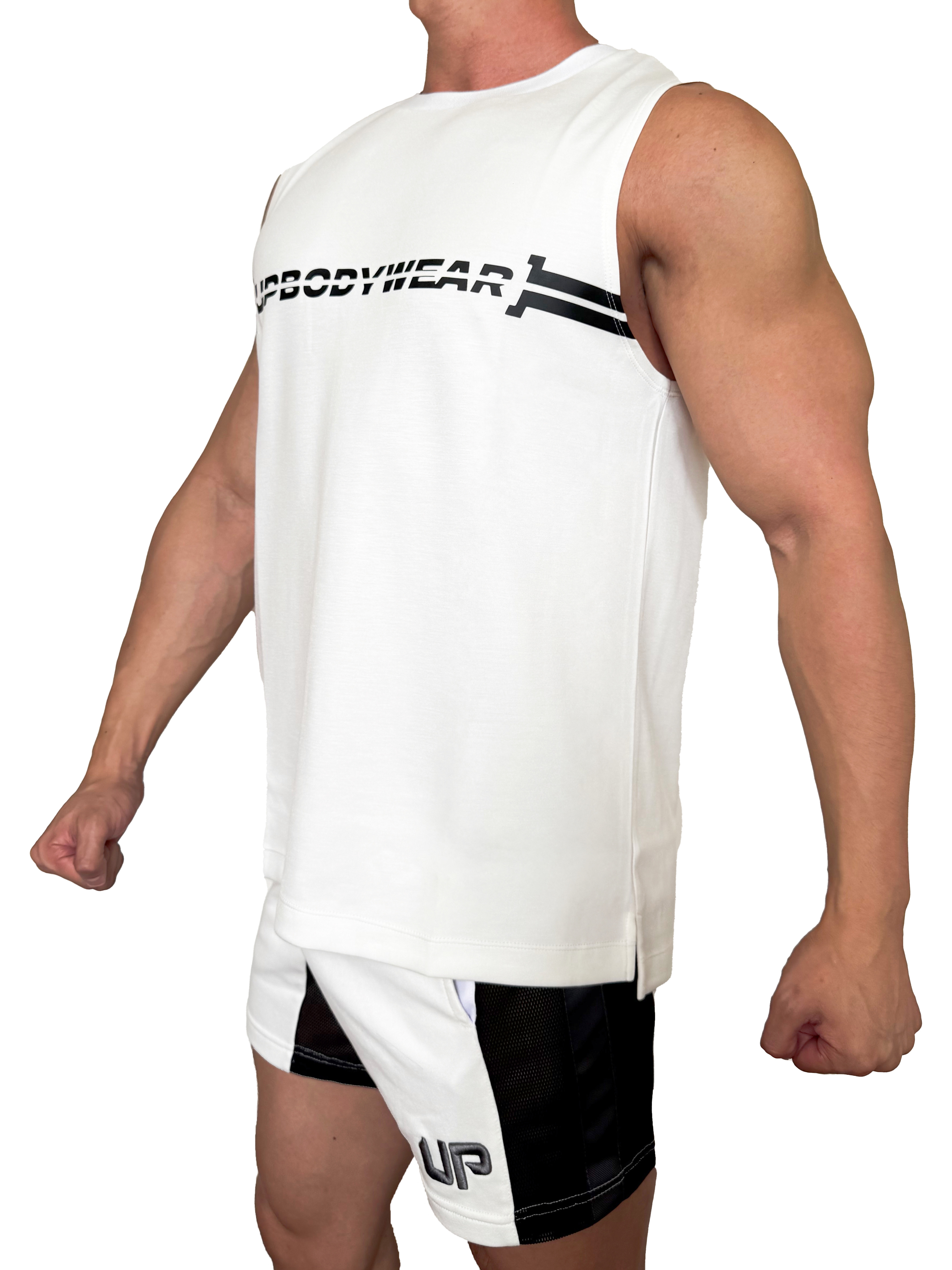 2025 全新系列 - New Logo 寬肩背心 米白