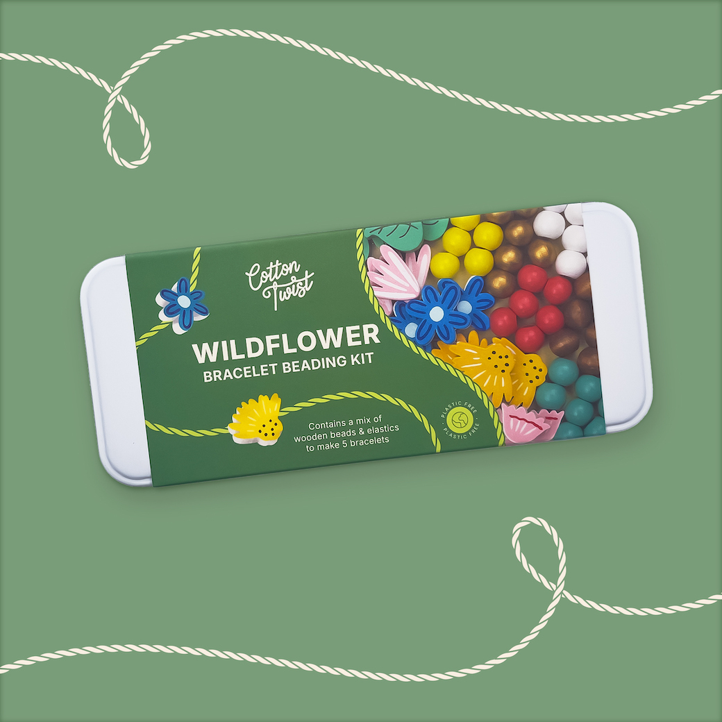 小野花手環 - 長型鐵盒 | DIY木質串珠手環系列