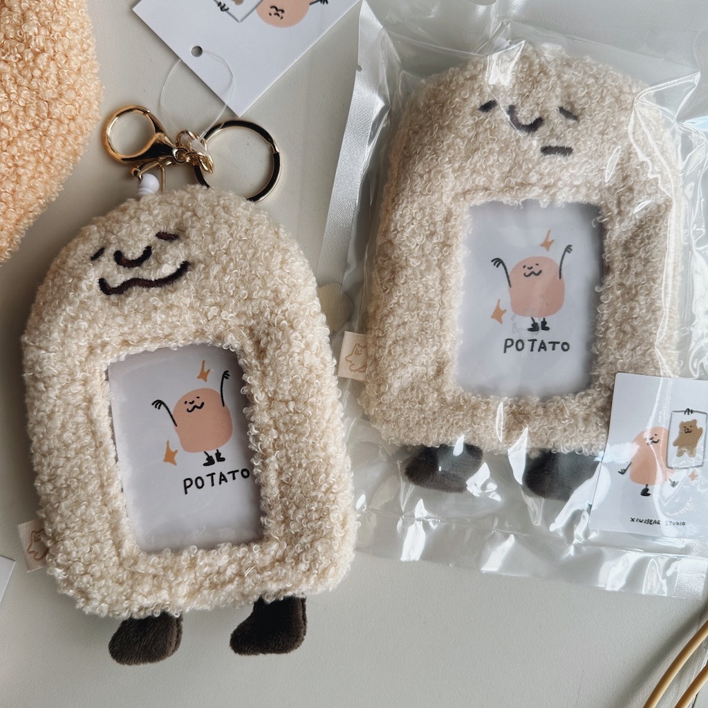 咻熊家 毛絨絨伸縮票卡包 三款可選｜咻咻熊