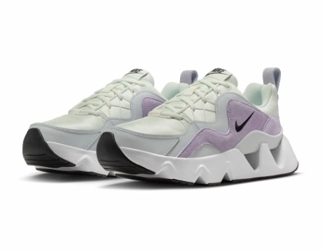 【Luxury】限量搶購 BQ4153-007  NIKE RYZ 365 薰衣草紫 二代厚底鋸齒 緞面 絲綢 增高 復古老爹鞋 球鞋 孫芸芸同款