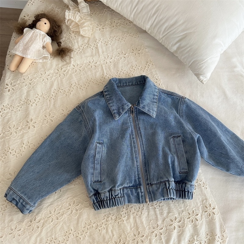 優秀版型牛仔拉鍊外套