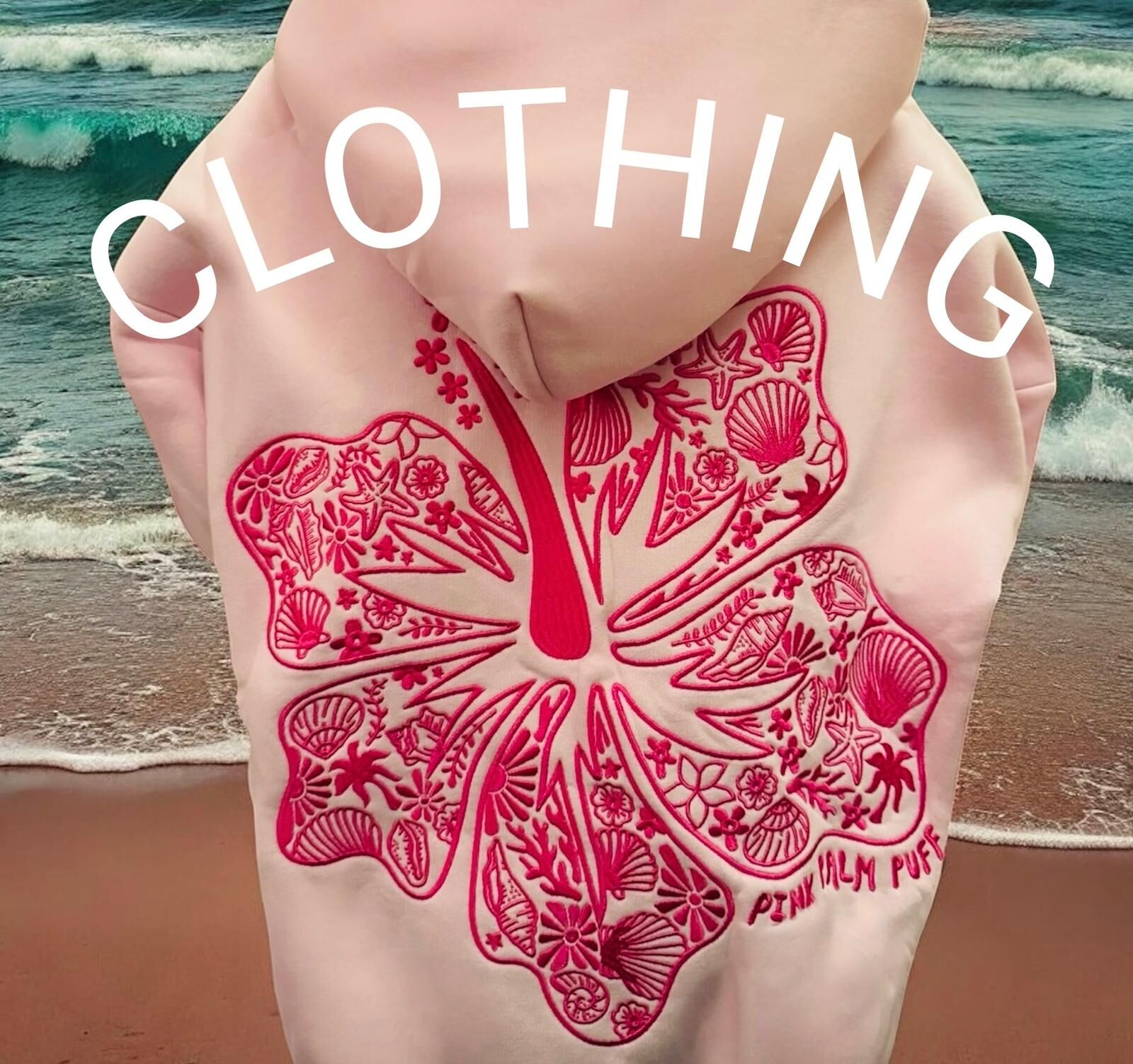 Pink Palm Puff, Amuse Fleur, Amuse Fleur Florist, Girls Hoodies, Jellycat, Jellycat Soft Toys, Amuse Fleur Pink Palm Puff