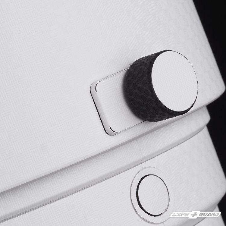 LIFE+GUARD 遮光罩側面貼膜安裝示意圖，適用 SIGMA 200mm F2 DG OS  Sports