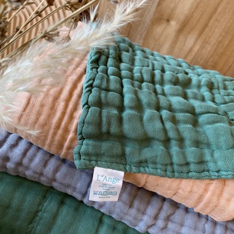 L'Ange 棉之境 6層純棉紗布連帽浴巾(多款可選)