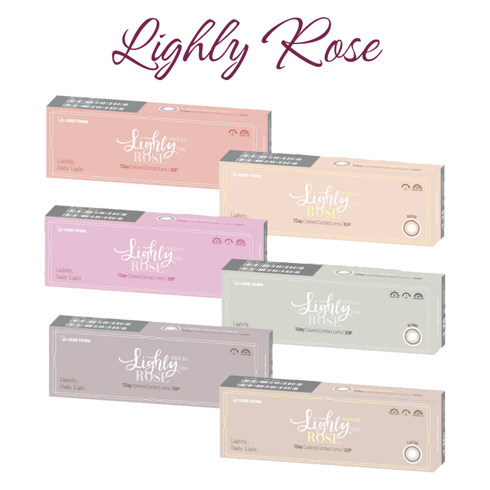 Lenstown Lighly Rose 1 Day 美瞳 彩色 日拋 隱形眼鏡 30片