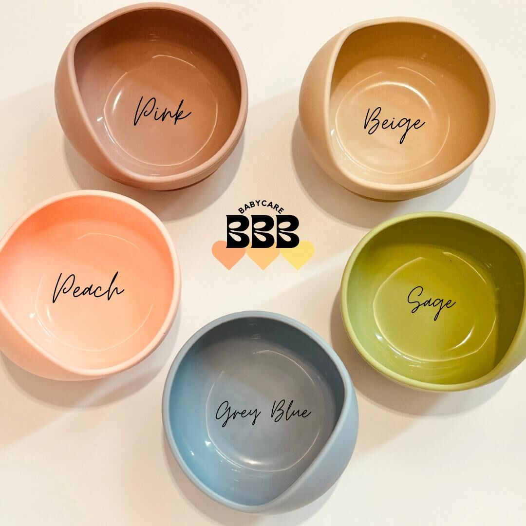 BBB Babycare Highback silicone bowl 高背矽膠餐碗