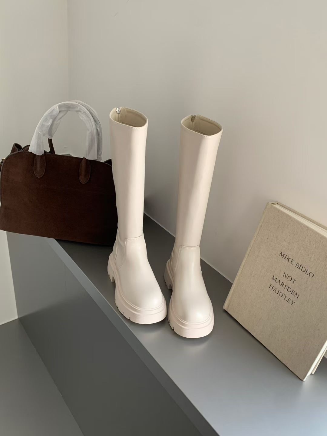 鋸齒底切爾西長靴(35-41)