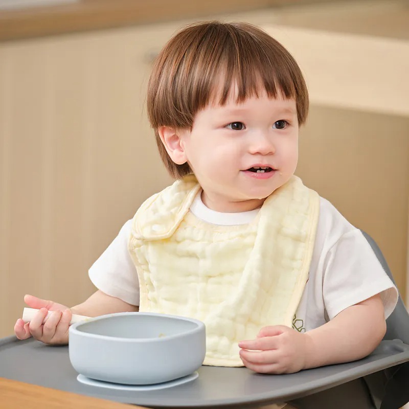 L'Ange 棉之境 9層純棉紗布方形圍兜 30x23cm 2入組(多色可選)