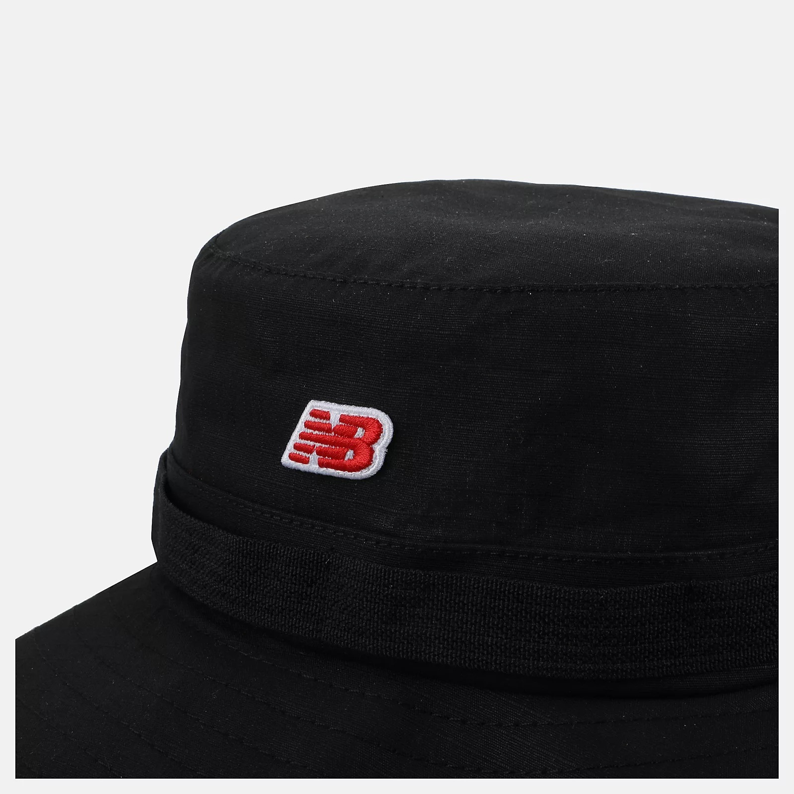 NEW BALANCE 漁夫帽 NB 黑色 刺繡LOGO 帽子 LAH51019BK