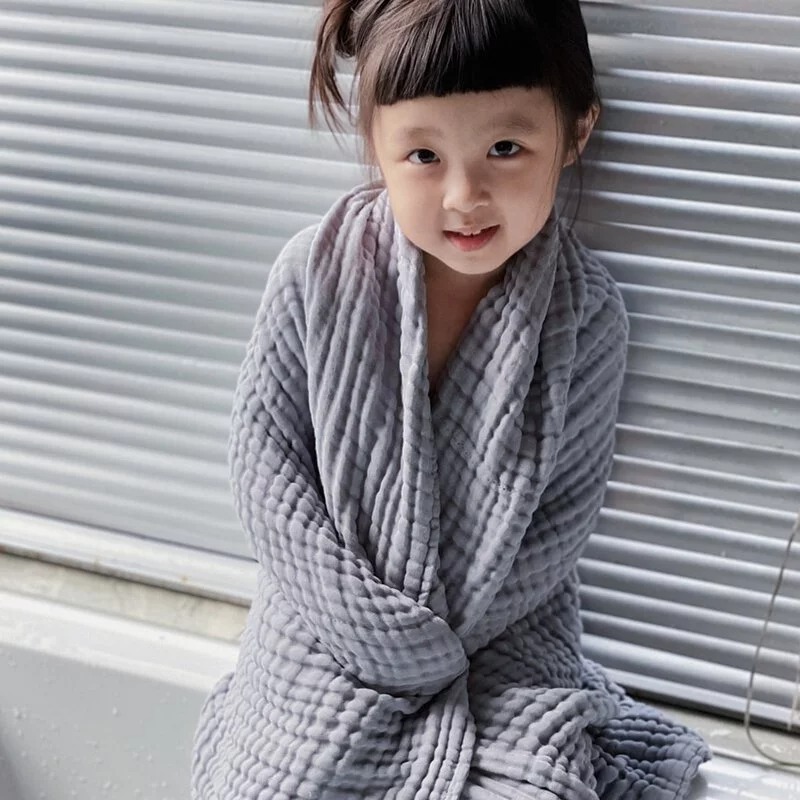 L'Ange 棉之境 9層純棉紗布浴巾/蓋毯70x95cm (多色可選)