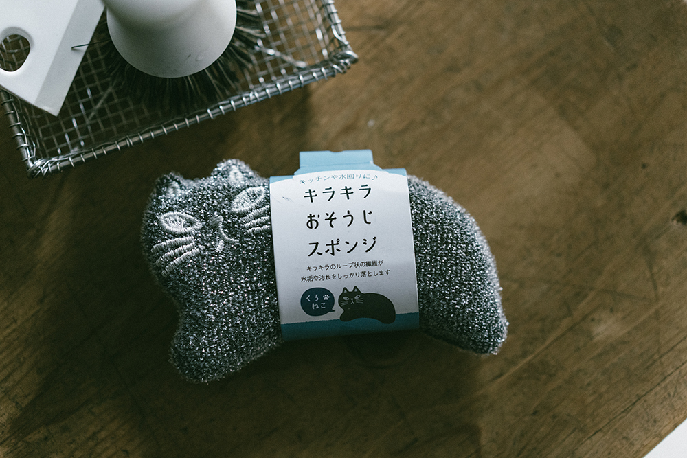 日本品牌貓咪造型清潔海綿